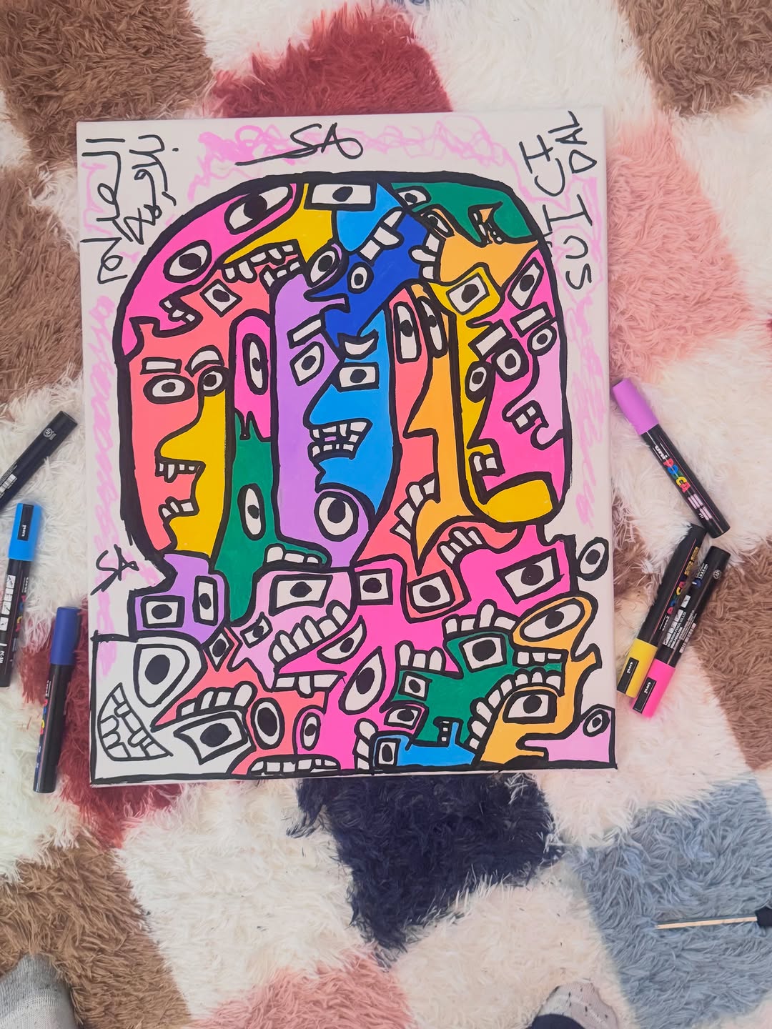 آخر لوحة رسمتها:
