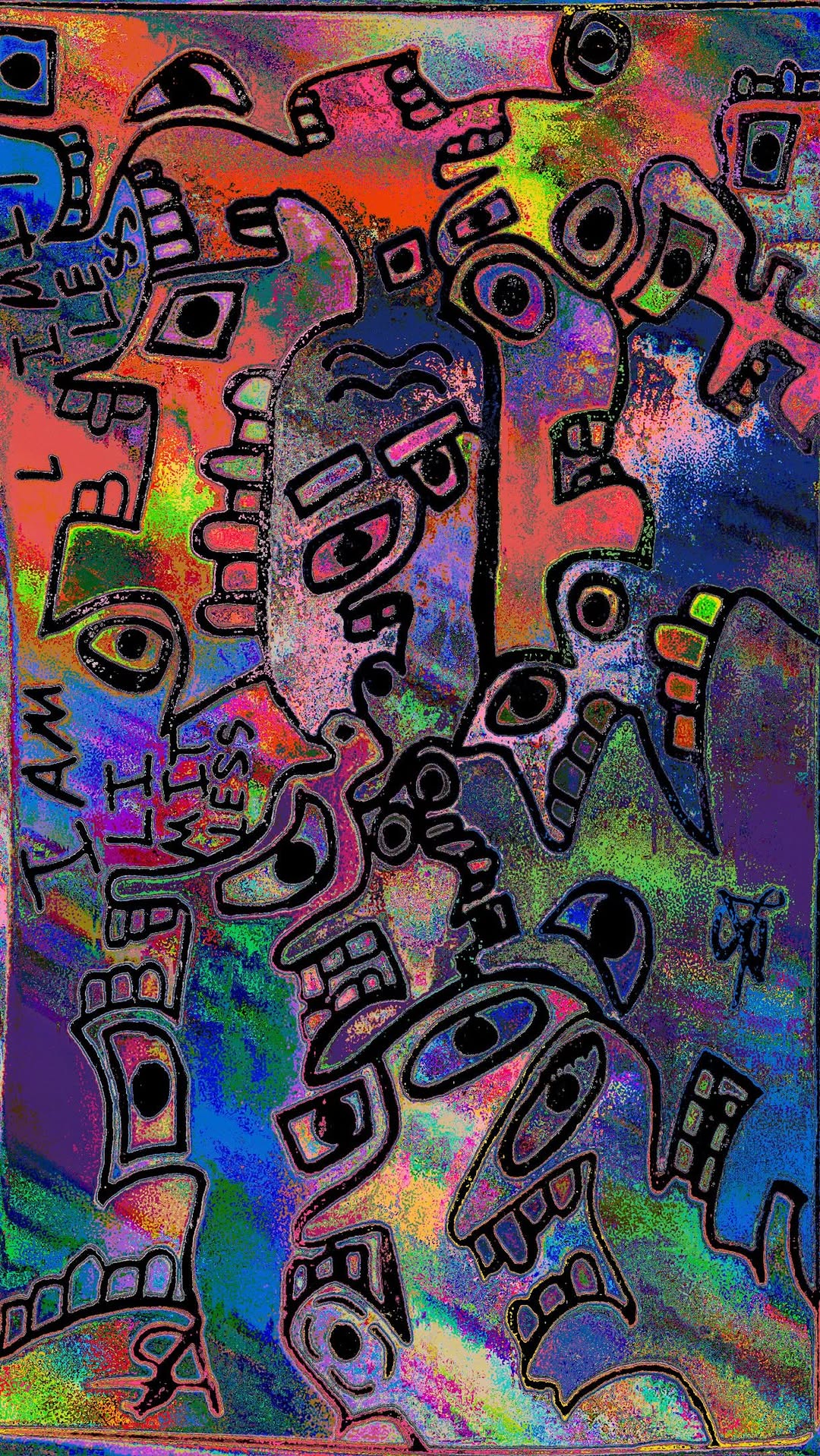 Collab with my friend @seennnr  used some of his art to make vide-art collage !