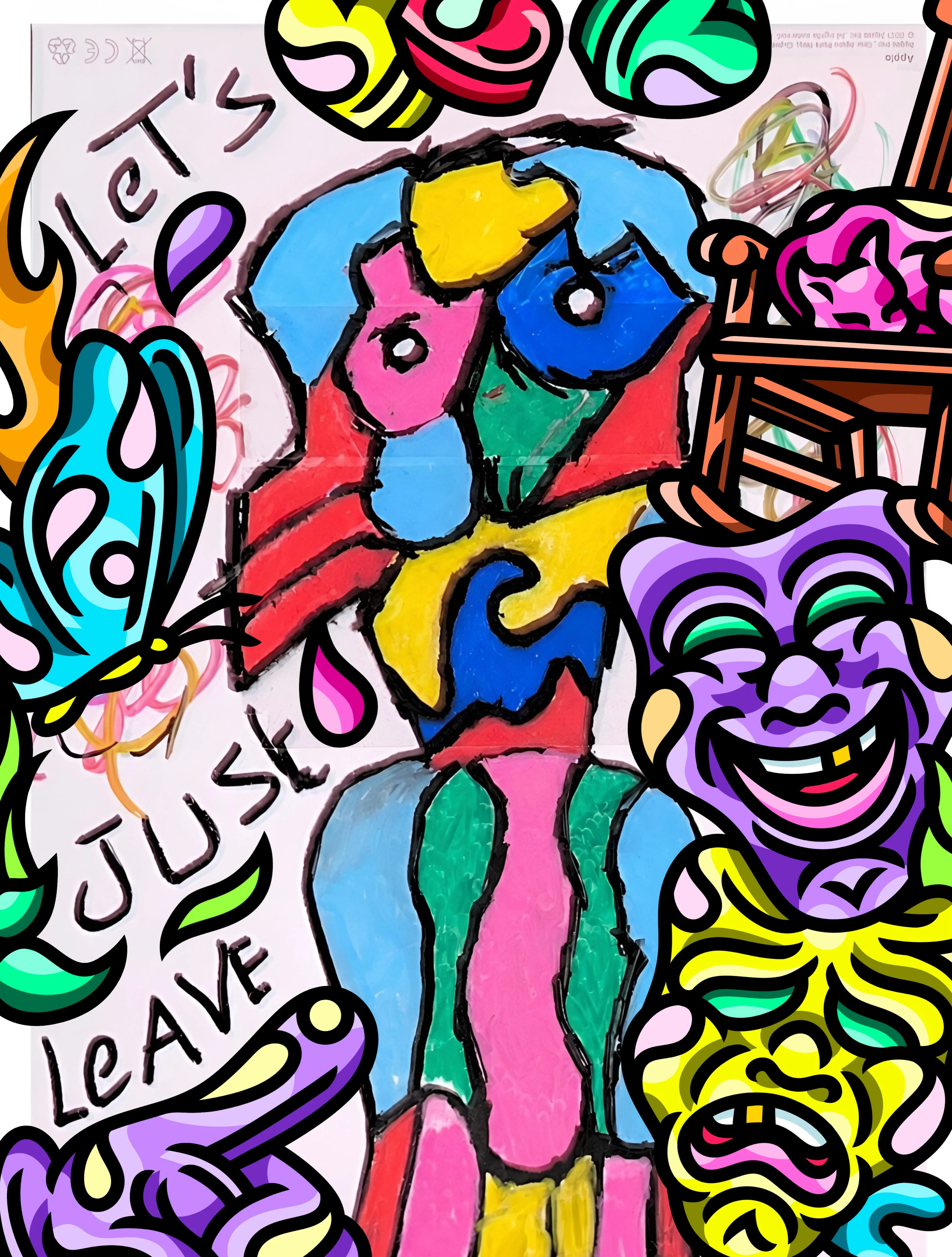 Let's Just Leave collaboration with Idyllic Design | Artist