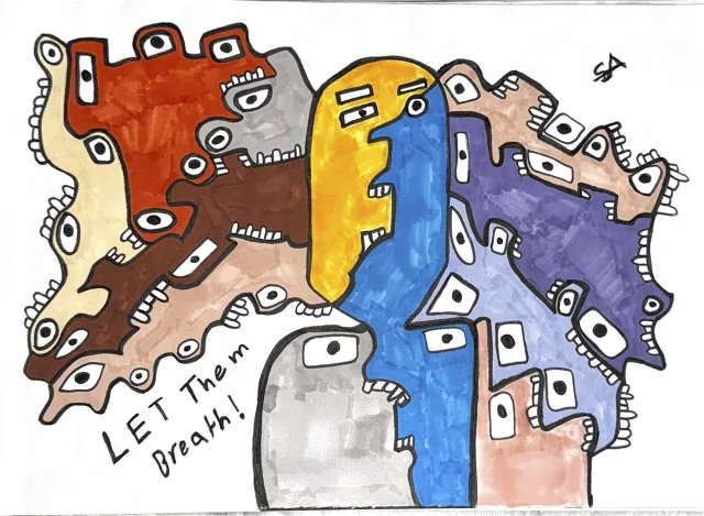 Let Them Breathe!, painting by S.R. (seennnr), press image