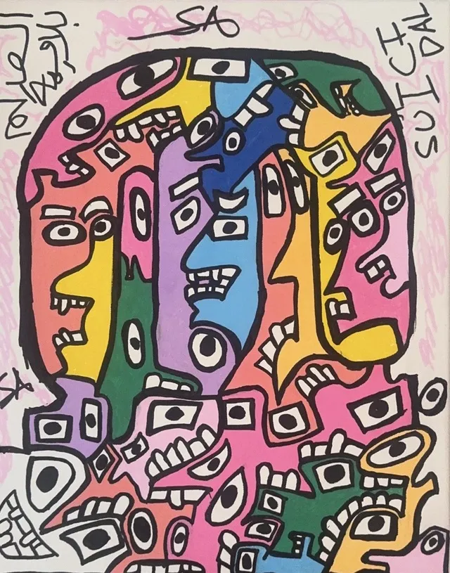 The World Has No Value, painting by S.R. (seennnr), press image